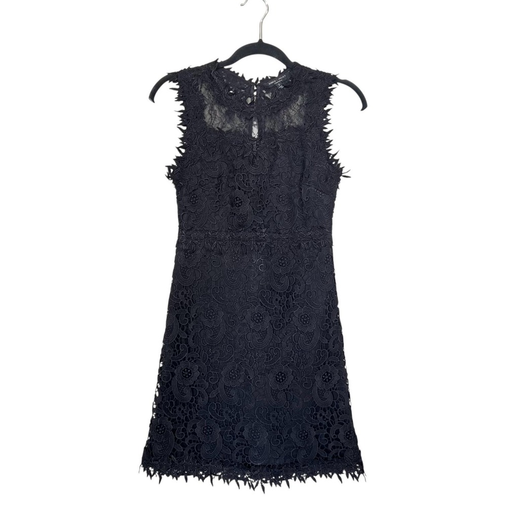 Romeo Juliet Couture Dress Womens Small Sleeveless Floral‎ Lace Sheath Party